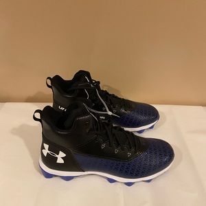 Under armour black cleats size 12